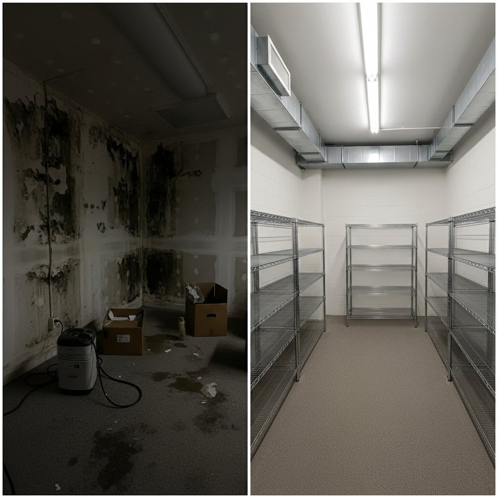 Bathroom & Kitchen Mold Removal restoration — commercial office space of commercial property in Tenafly, NJ